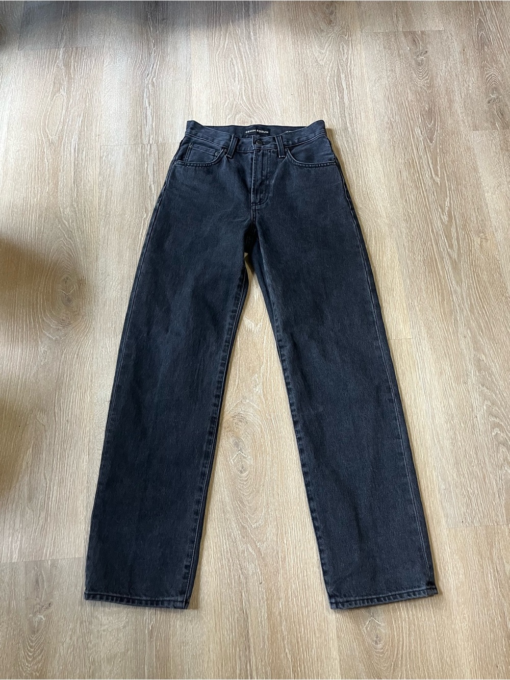 Aritzia Denim Forum The 90s Marlo High-Rise Baggy Jeans Size 24 Black